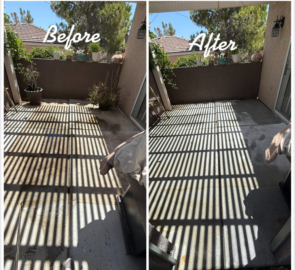 las vegas pressure washing patio cleaning